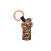 Guédelon wooden key ring