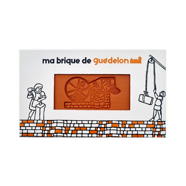 my Guédelon brick