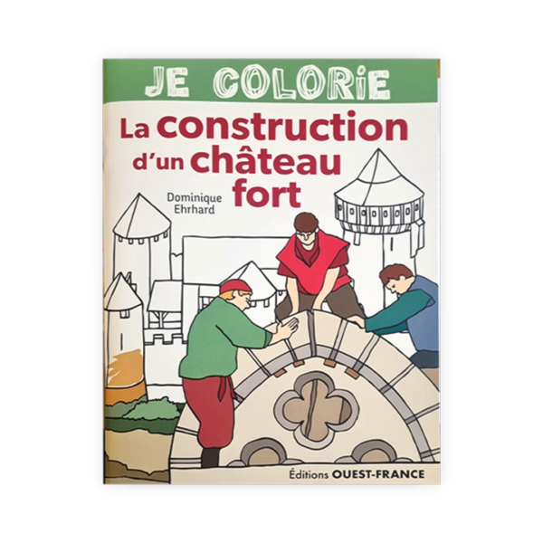 I colour in the construction of a fortified castle