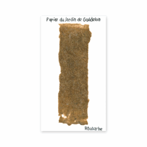 Guédelon's bookmark - Rhubarb