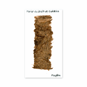 Guédelon bookmark - Fern