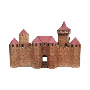 model of Guédelon castle