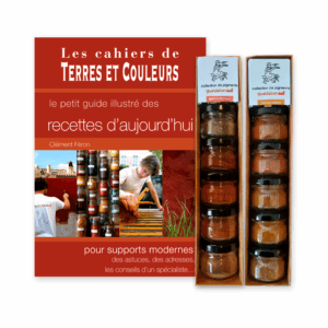 painting starter kit with Guédelon pigments