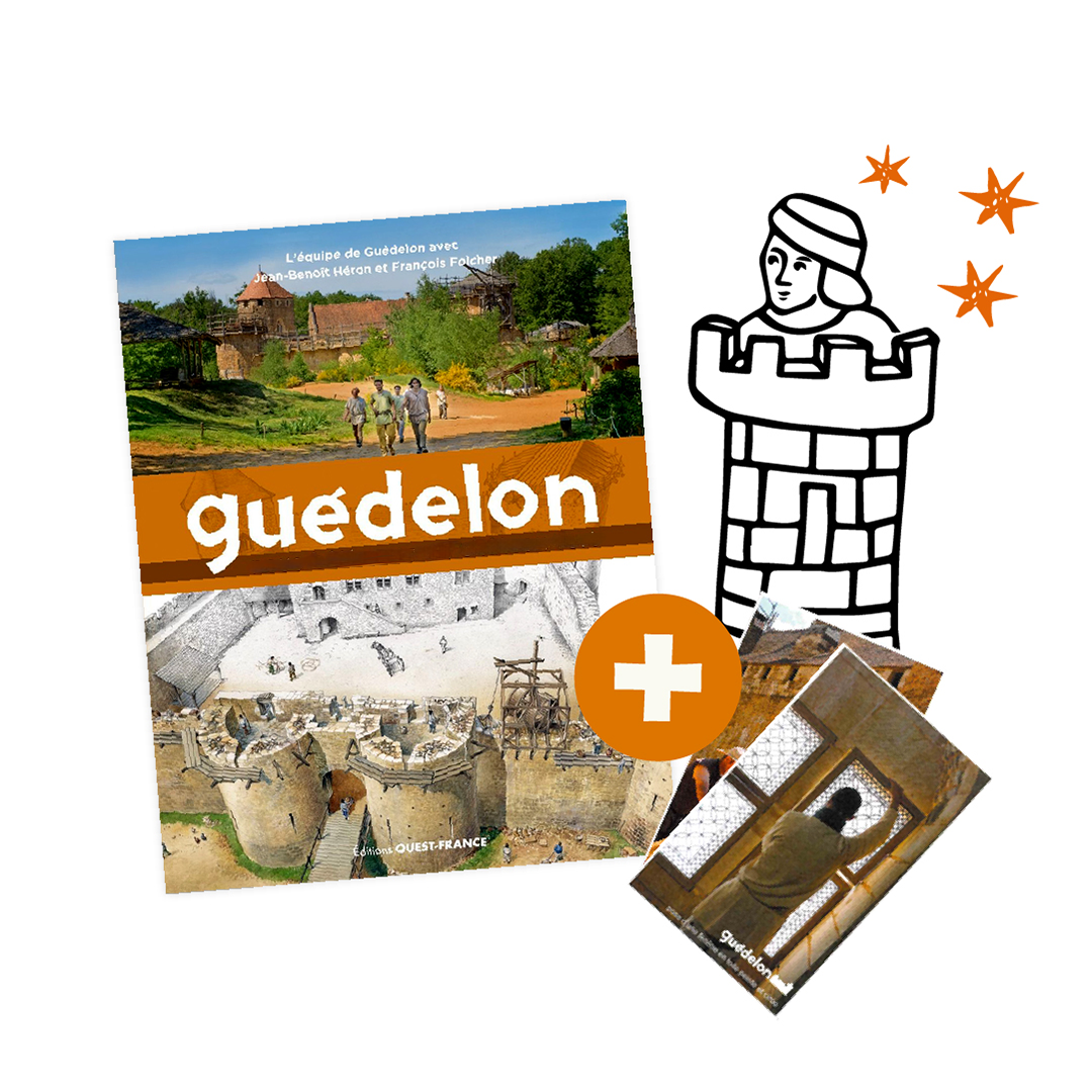 Guédelon Discovery Pack: 1 book EN + 2 adult tickets