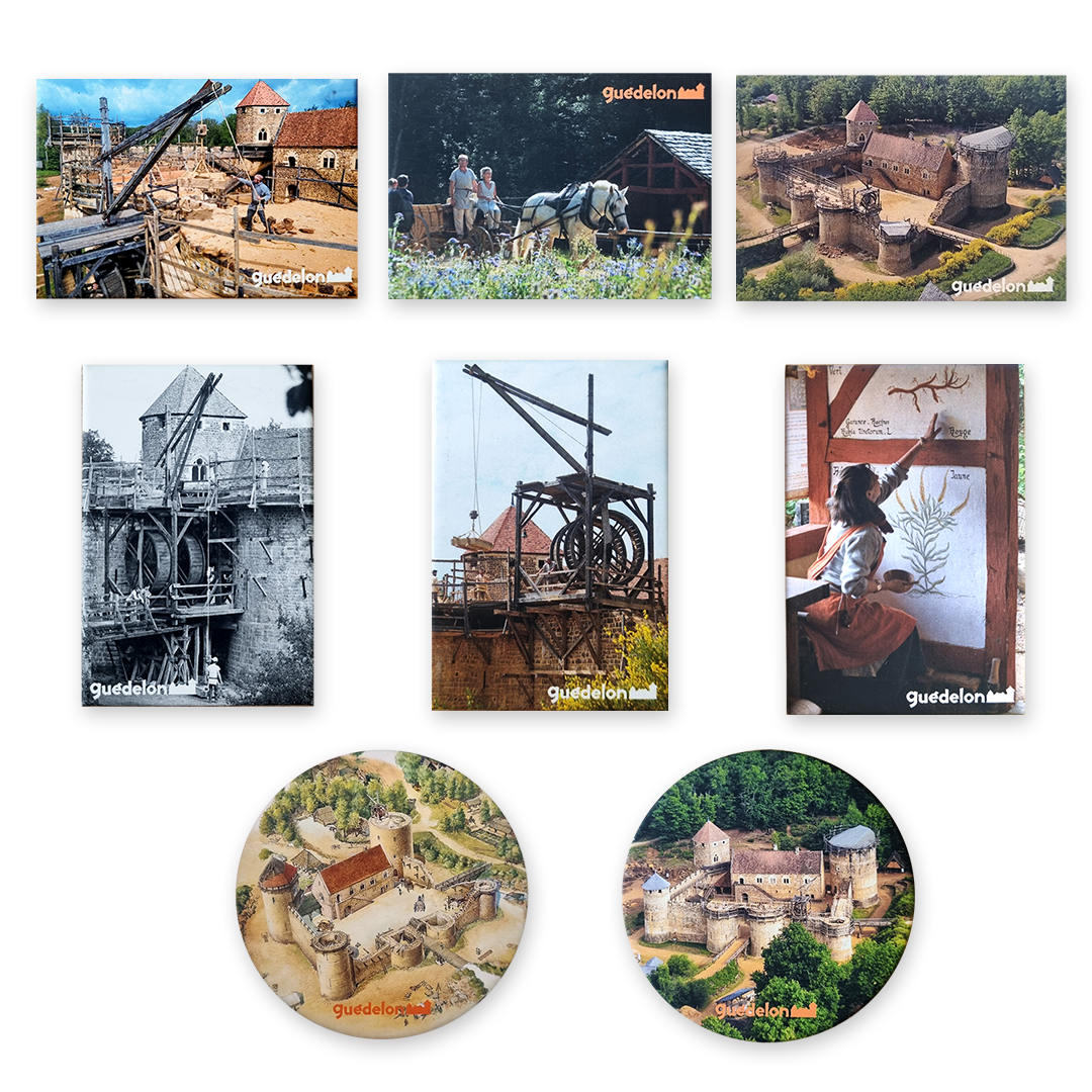 photo magnets Guédelon