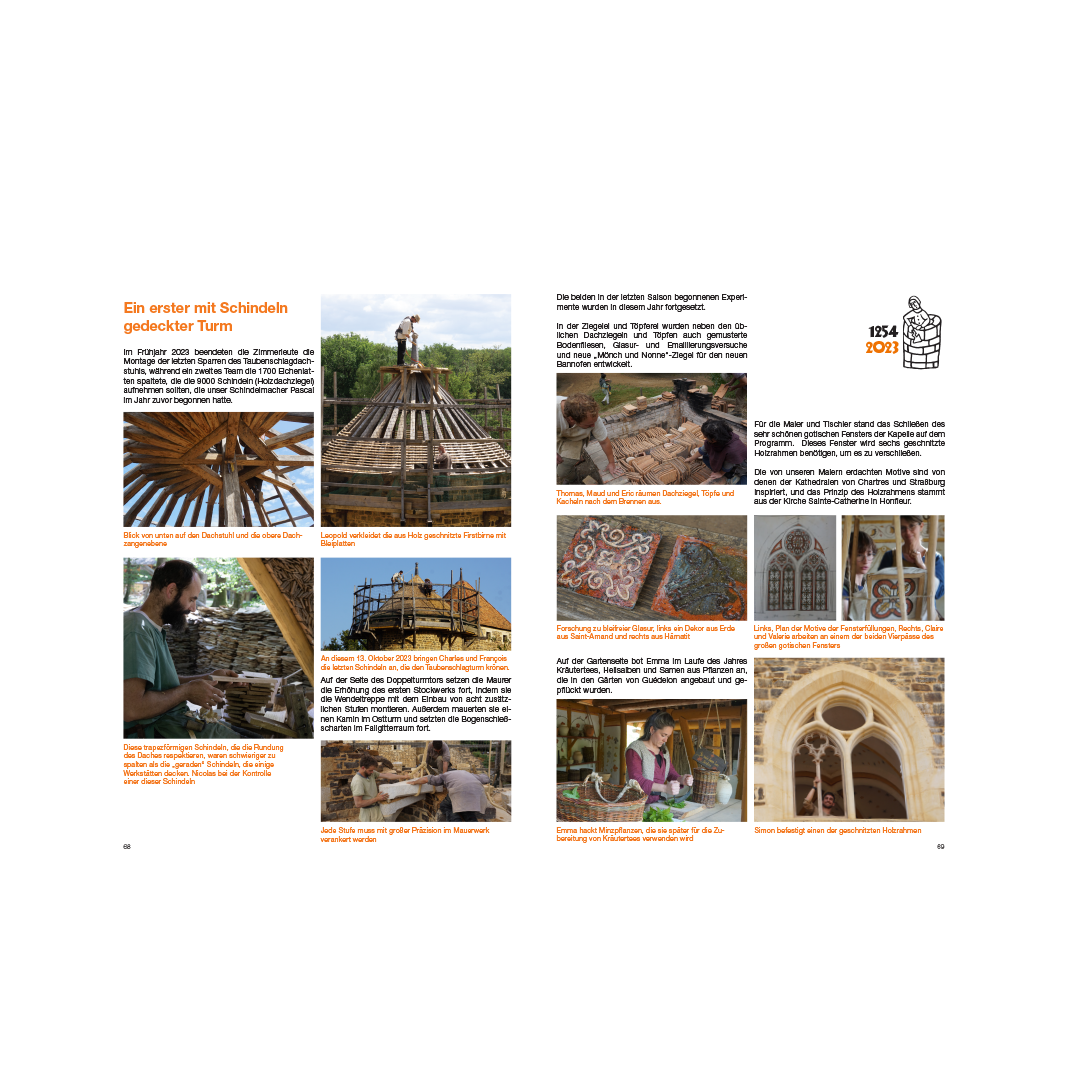 Guédelon, Die Baustelle : Saison für Saison – Image 2